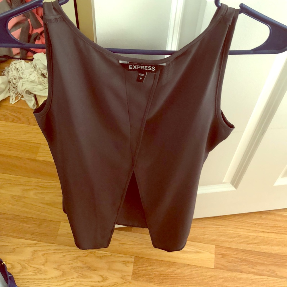 Express open back tank top